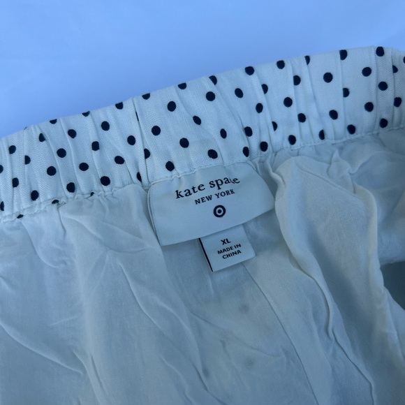 NWT Womens Mini Polka Dot Linen Flared High Rise Shorts kate spade Target XL - Picture 8 of 9